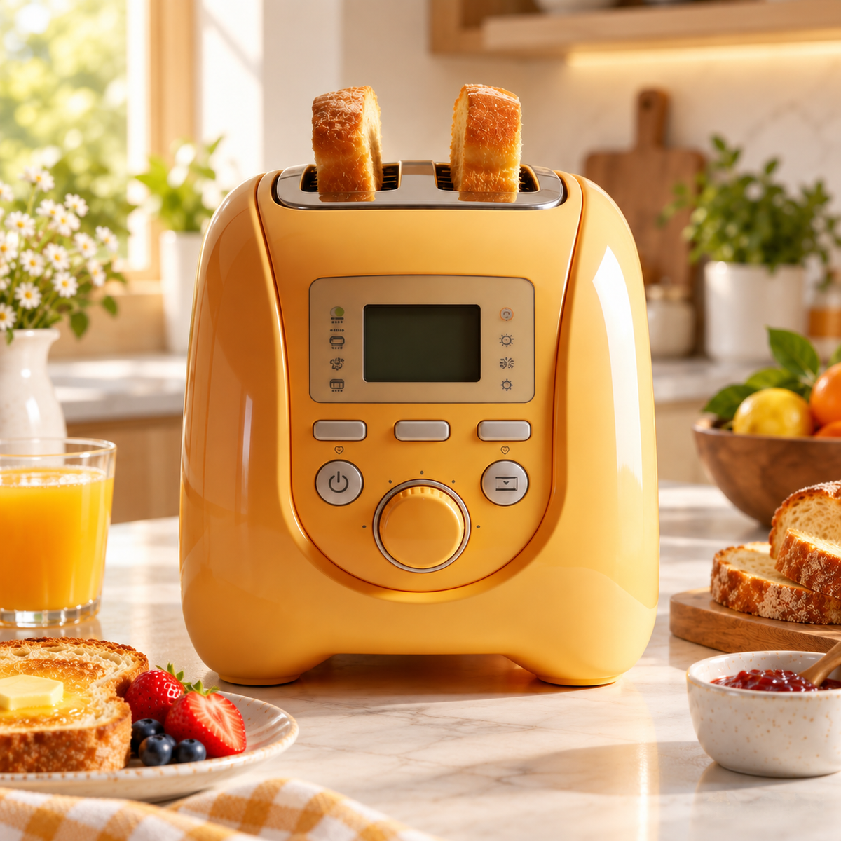Smart Compact Household Bread Maker – Fresh Homemade Bread, Easy Operation & Versatile for Daily Home Use.🧡
