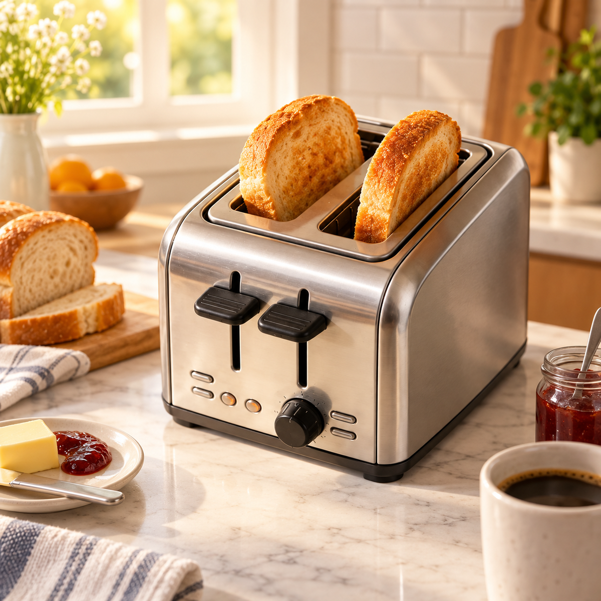 🍞✨ Smart All-in-OneJUVVOOS® Bread Maker | Automatic Knead, Rise & Bake Machine | Multifunctional Home Baker for Bread, Toast, Cake, Yogurt & Jam | Quiet, Energy-Saving, Easy-Clean & Beginner-Friendly 🌟