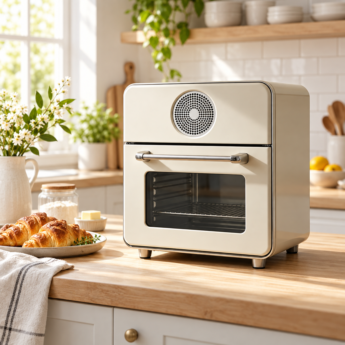 Smart Multi-Function JUVVOOS®Electric Oven with 360° Hot Air, Precise Temperature Control & Steam Cooking 🍳