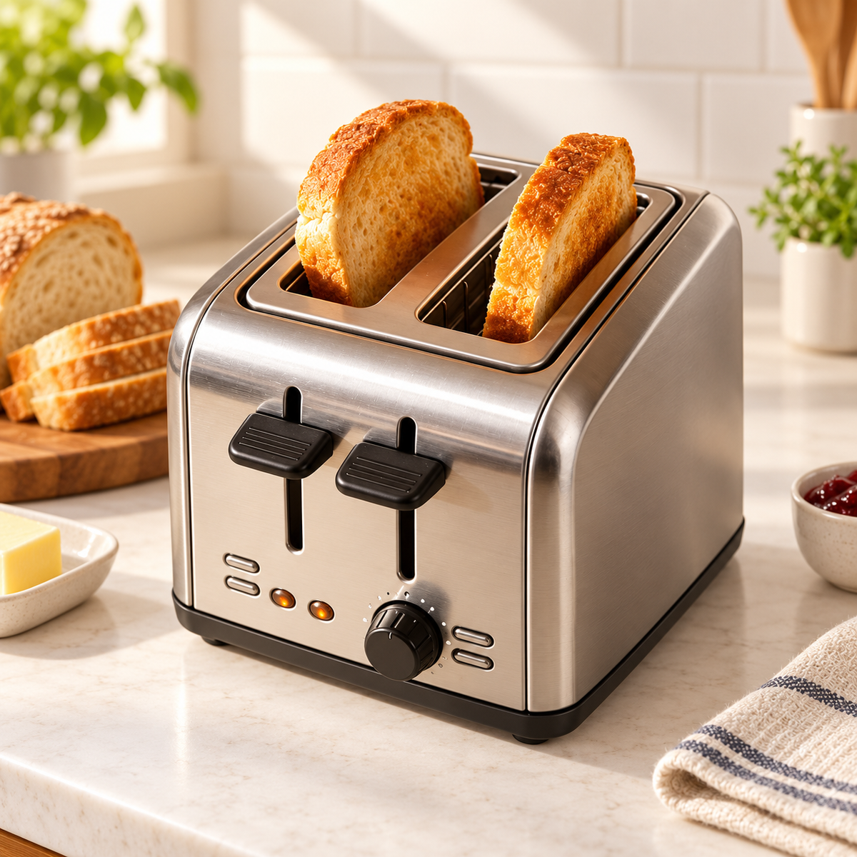 🍞✨ Smart All-in-OneJUVVOOS® Bread Maker | Automatic Knead, Rise & Bake Machine | Multifunctional Home Baker for Bread, Toast, Cake, Yogurt & Jam | Quiet, Energy-Saving, Easy-Clean & Beginner-Friendly 🌟