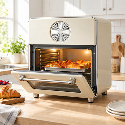 Smart Multi-Function JUVVOOS®Electric Oven with 360° Hot Air, Precise Temperature Control & Steam Cooking 🍳