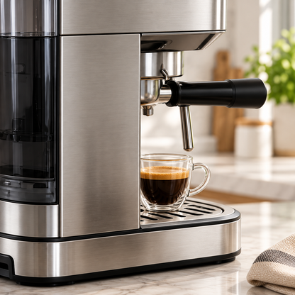 Smart Automatic JUVVOOS®Coffee Maker with One-Touch Brewing, Adjustable Strength, Removable Brew Unit & Easy-Clean Design ☕