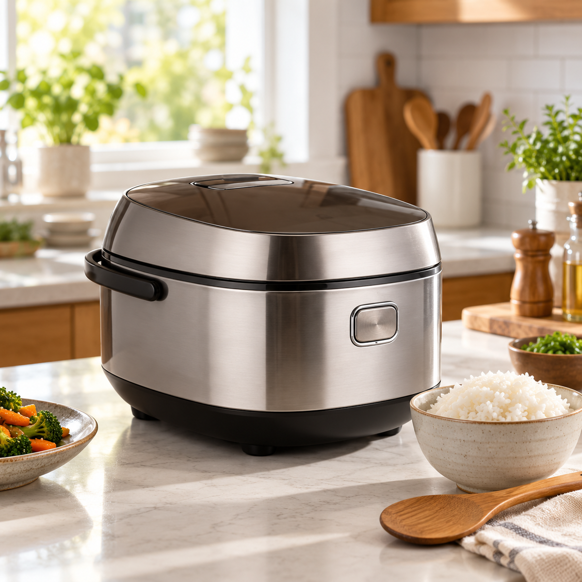 🍚✨ Smart Micro-Pressure JUVVOOS®Rice Cooker | Multifunctional Electric Cooker for Fluffy Rice, Congee & More | Non-Stick Inner Pot, Keep Warm, Delay Timer & Automatic Cooking 💥
