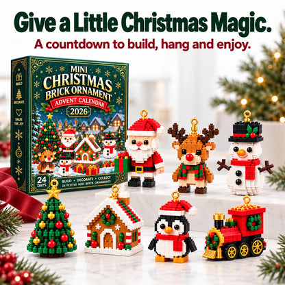 🎅🔥LAST DAY 50% OFF ✨ Christmas Countdown Brick Building Advent Calendar For Families