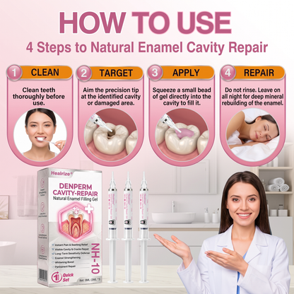 Healrize® DenPerm Cavity-Repair Natural Enamel Filling Gel🥰✨