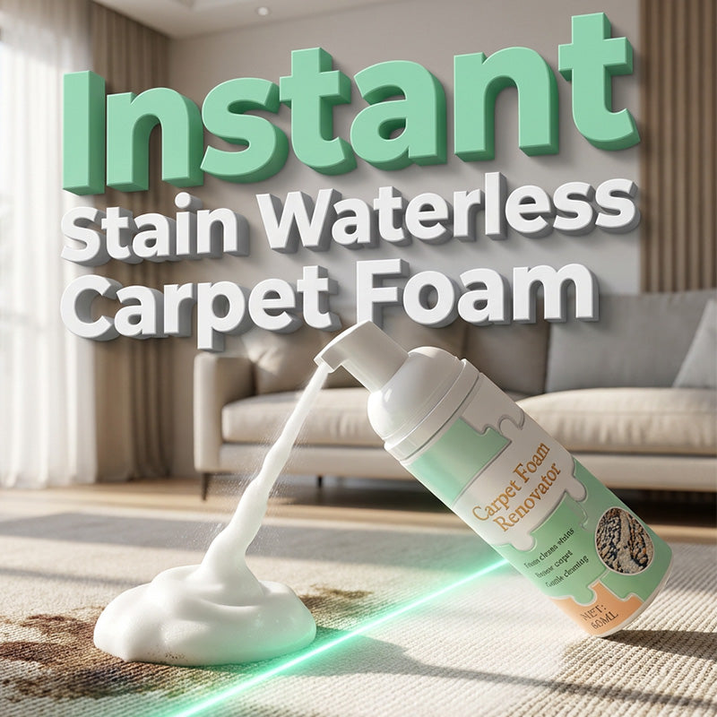 🔥 TODAY’S SPECIAL OFFER |✨Healrize® Fast-Acting Waterless Carpet Foam Stain Remover – Deep Clean in Minutes🥰